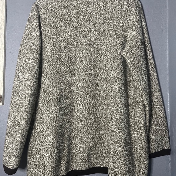 Lands’‎ End Cardigan Sweater Womens Small Baumwolle Open Pockets Long Oversized - Picture 8 of 10